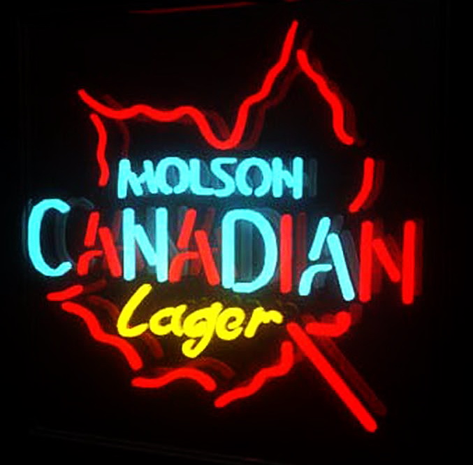 Molson Canadian Lager Neon Sign